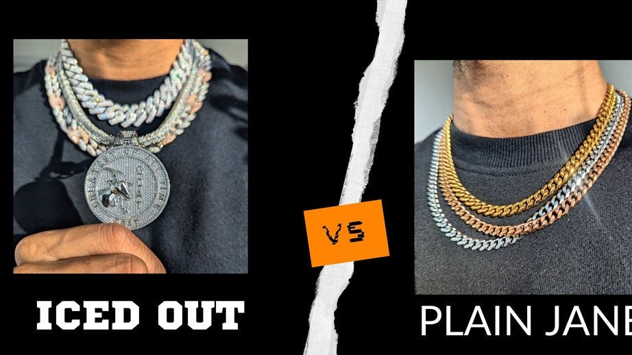 Iced-Out vs. Plain Jane: Which One Is Right for You? - Drip Culture Jewelry