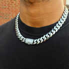 14mm 18k Gold Custom Diamond Clasp Cuban Link Chain - Drip Culture Jewelry