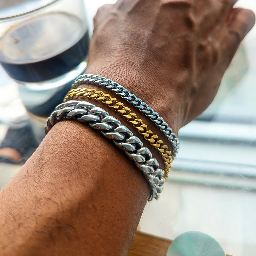 18k Gold Cuban Link Bracelet (3mm - 11mm) - Drip Culture Jewelry