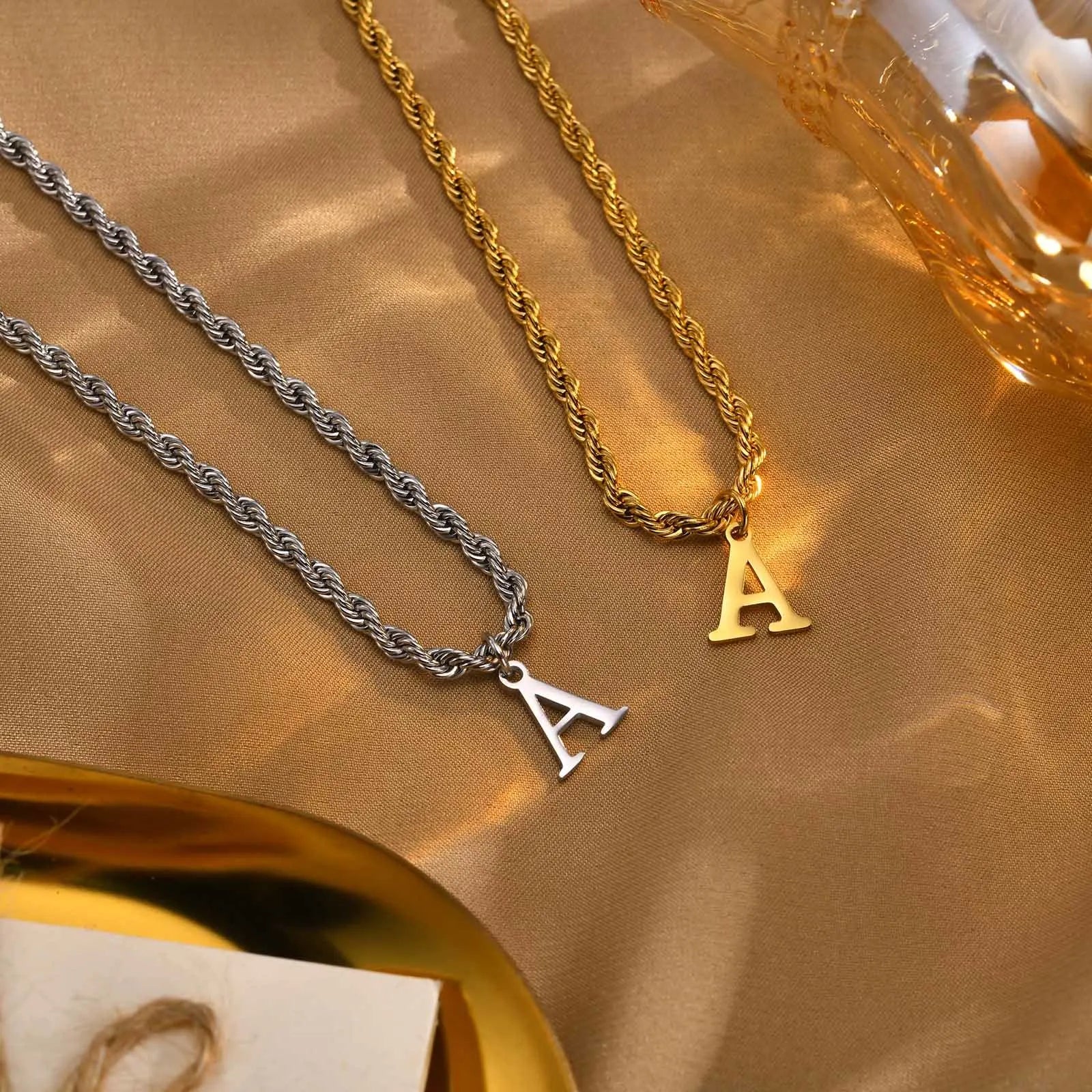 18k Gold Custom Letter Pendant - Drip Culture Jewelry