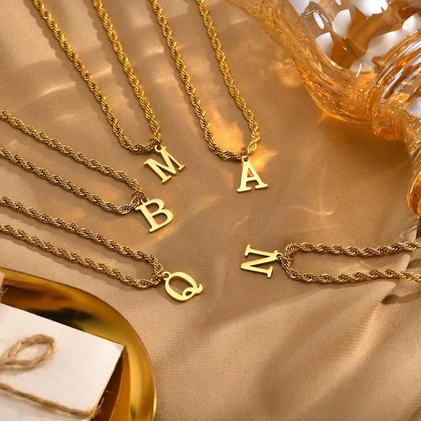 18k Gold Custom Letter Pendant - Drip Culture Jewelry