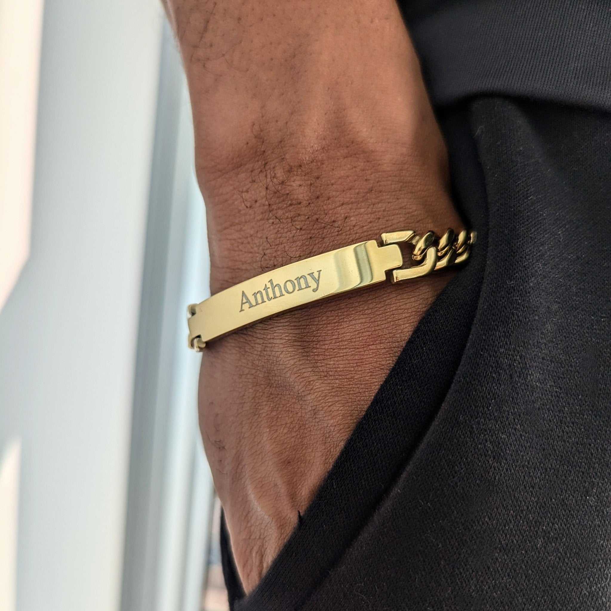 18k Gold Custom Name Bracelet - Drip Culture Jewelry