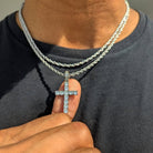 18k Gold Diamond Cross Set (3 Pieces) - Drip Culture Jewelry