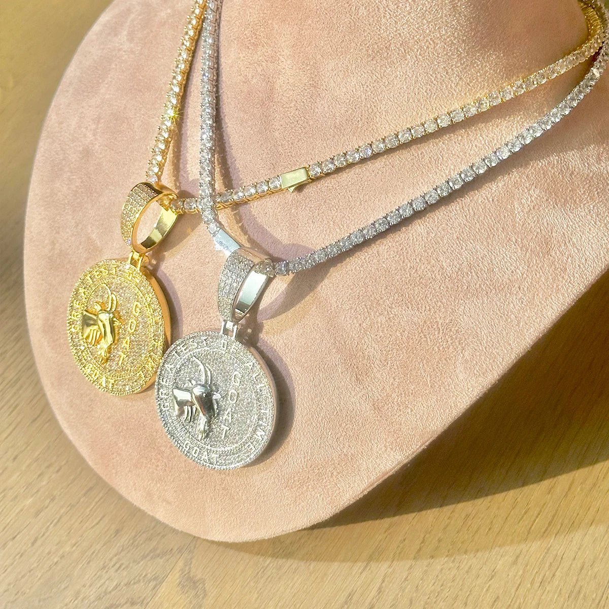 18k Gold Diamond G.O.A.T - Drip Culture Jewelry