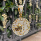 18k Gold Diamond G.O.A.T - Drip Culture Jewelry