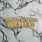 18k Gold Diamond Grillz - Drip Culture Jewelry