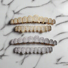 18k Gold Diamond Grillz - Drip Culture Jewelry