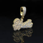 18k Gold Diamond Hustle Penant - Drip Culture Jewelry