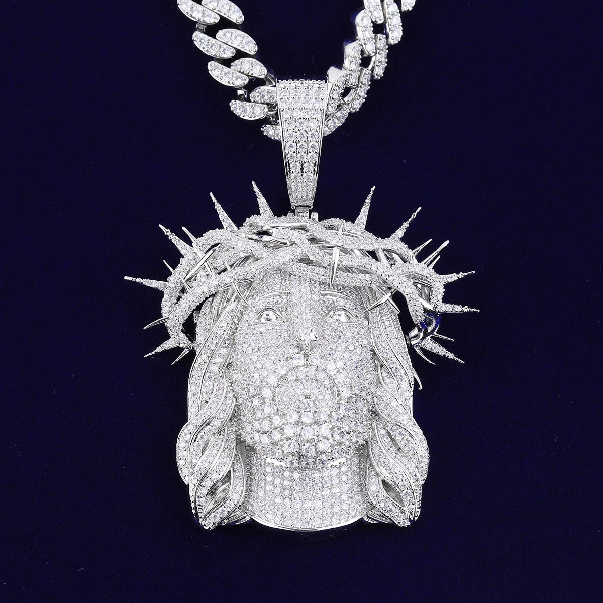 18k Gold Diamond Jesus Piece - Drip Culture Jewelry