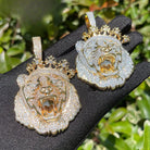 18k Gold Diamond King Lion - Drip Culture Jewelry