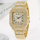 18k Gold Diamond Numerals Watch - Drip Culture Jewelry