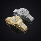 18k Gold Diamond Numerals Watch - Drip Culture Jewelry