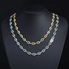 18k Gold Emerald & Diamond Bracelet - Drip Culture Jewelry