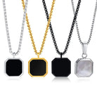 18k Gold Gemstone Pendant - Drip Culture Jewelry