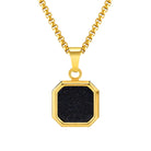18k Gold Gemstone Pendant - Drip Culture Jewelry