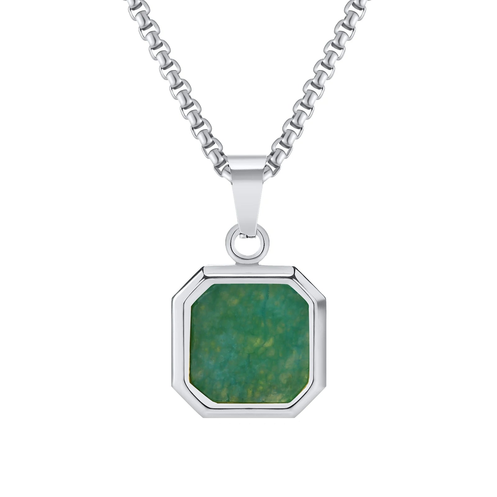 18k Gold Gemstone Pendant - Drip Culture Jewelry
