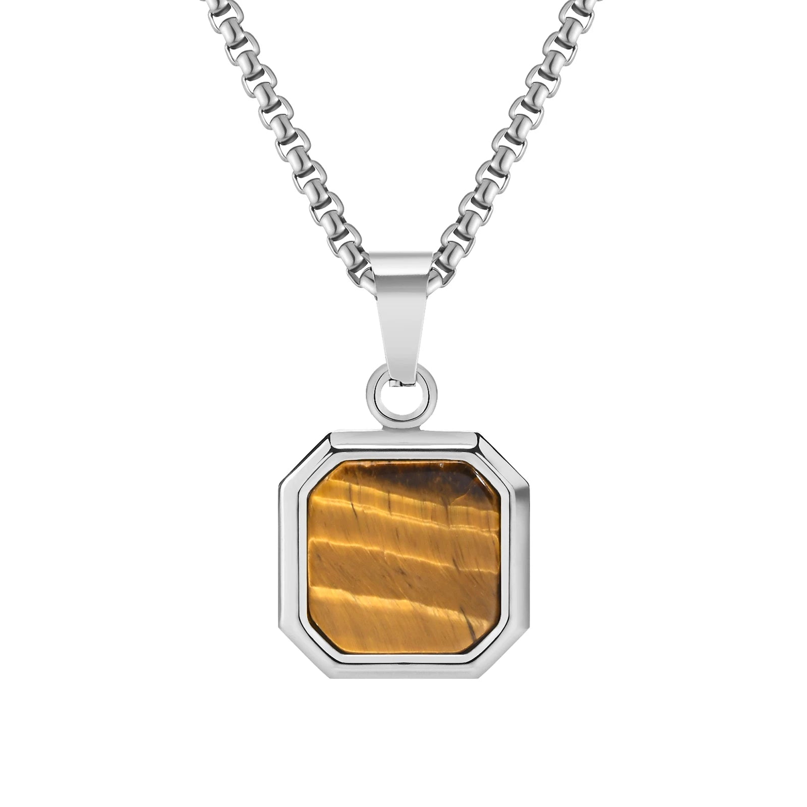 18k Gold Gemstone Pendant - Drip Culture Jewelry