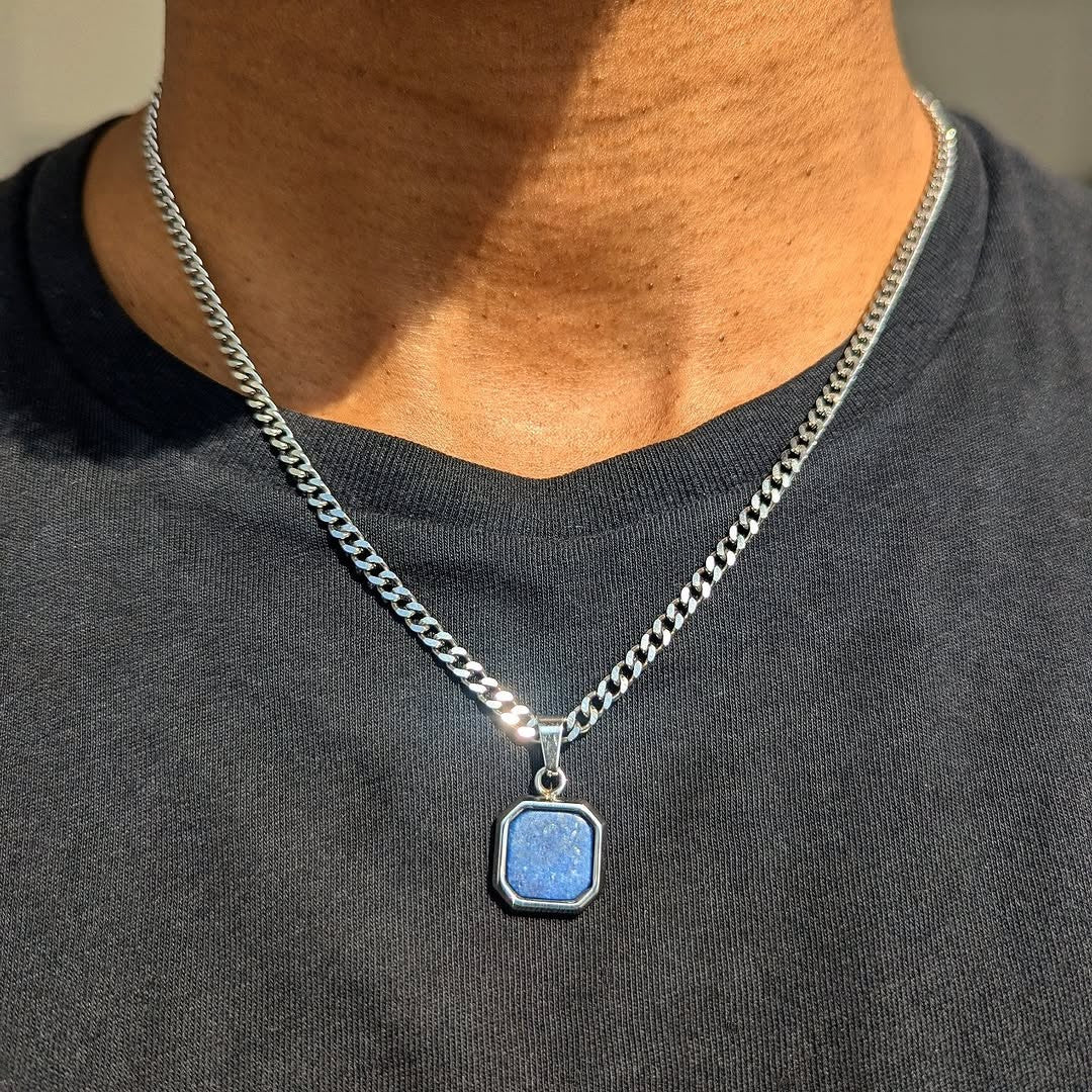 18k Gold Gemstone Pendant - Drip Culture Jewelry