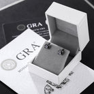 18k Gold Moissanite Black Diamond Earrings - Drip Culture Jewelry