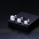18k Gold Moissanite Diamond Cushion Cut Earrings - Drip Culture Jewelry