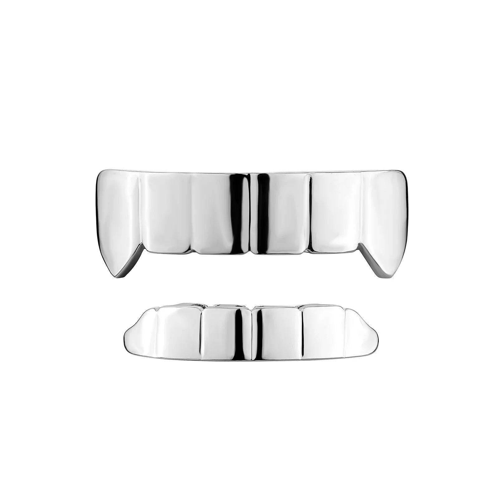 18k Gold One Piece Fang Grillz - Drip Culture Jewelry