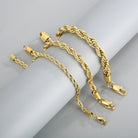 18k Gold Rope Bracelet - Drip Culture Jewelry