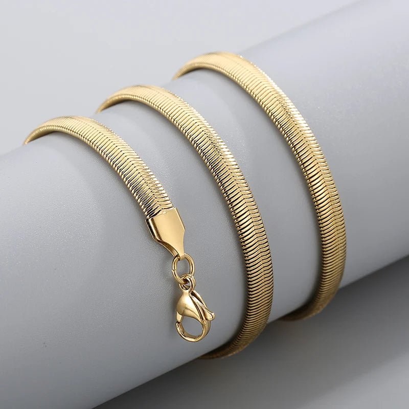 18K Gold Snake Chain - Drip Culture Jewelry
