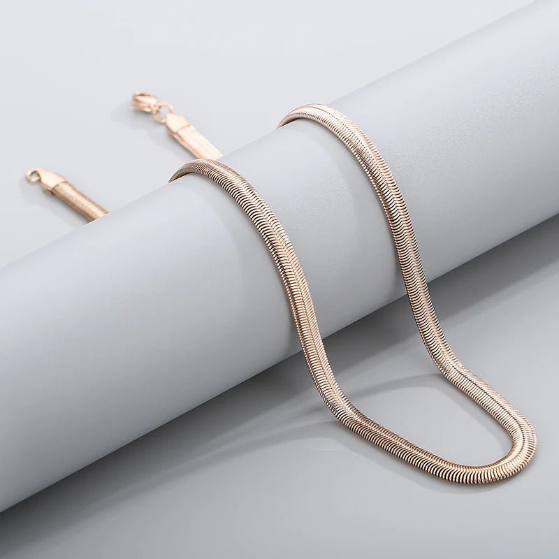 18K Gold Snake Chain - Drip Culture Jewelry
