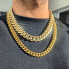 18k Gold Thick Cuban Link Chain (8mm - 18mm) - Drip Culture Jewelry
