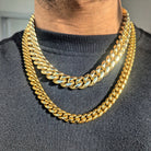 18k Gold Thick Cuban Link Chain (8mm - 18mm) - Drip Culture Jewelry
