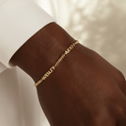 3mm Custom 18k Gold Cuban Link Bracelet - Drip Culture Jewelry