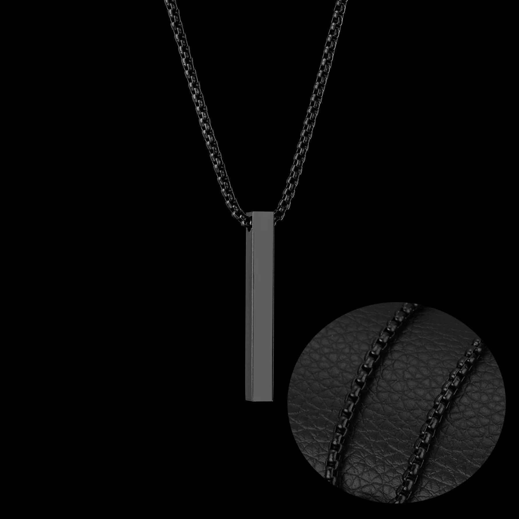 Custom 18k Gold Bar Pendant - Drip Culture Jewelry
