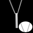 Custom 18k Gold Bar Pendant - Drip Culture Jewelry