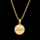 Custom 18k Gold Circle Pendant - Drip Culture Jewelry