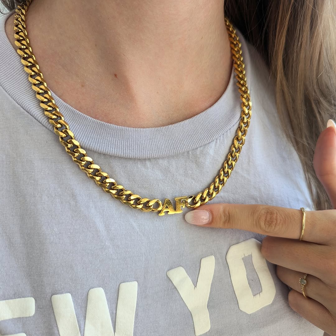 Custom 18k Gold Cuban Link Chain - Drip Culture Jewelry