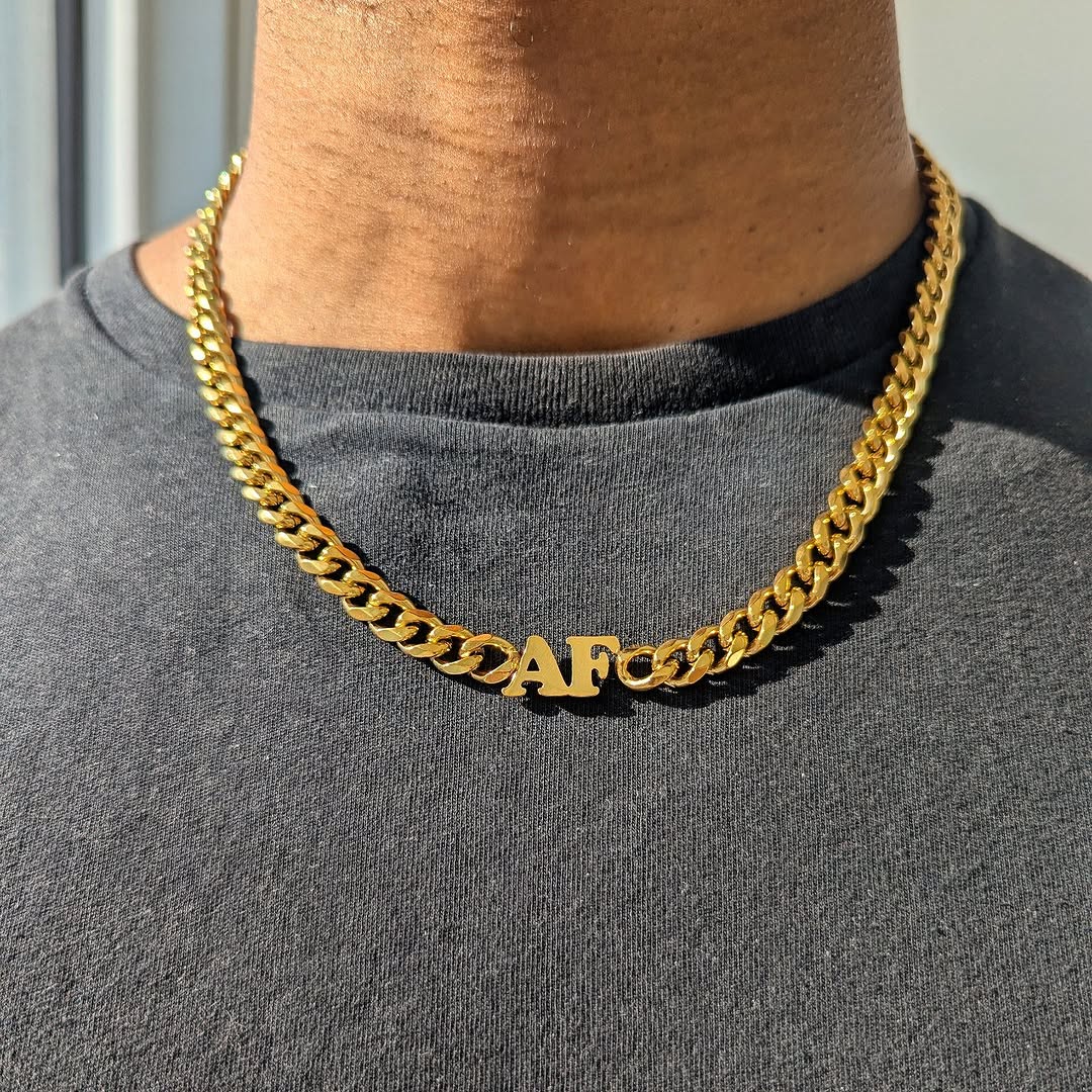Custom 18k Gold Cuban Link Chain - Drip Culture Jewelry