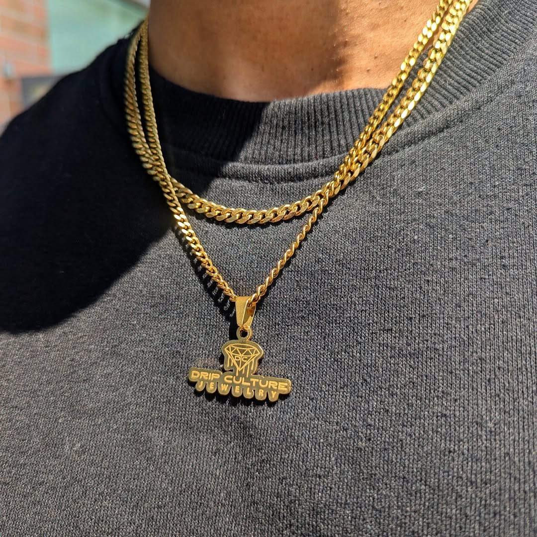 Custom 18k Gold Design Your Own Pendant - Drip Culture Jewelry