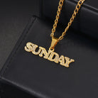 Custom 18k Gold Diamond Name Pendant - Drip Culture Jewelry