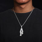 Custom 18k Gold Moissanite Diamond Varsity Letter - Drip Culture Jewelry