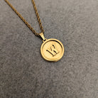 Custom 18k Gold Square and Circle Pendant Set (4 Pieces) - Drip Culture Jewelry