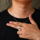Moissanite Diamond Cross Dog Tag - Drip Culture Jewelry
