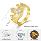 Moissanite Diamond Crown Ring - Drip Culture Jewelry