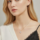 Moissanite Diamond Halo Pendant - Drip Culture Jewelry