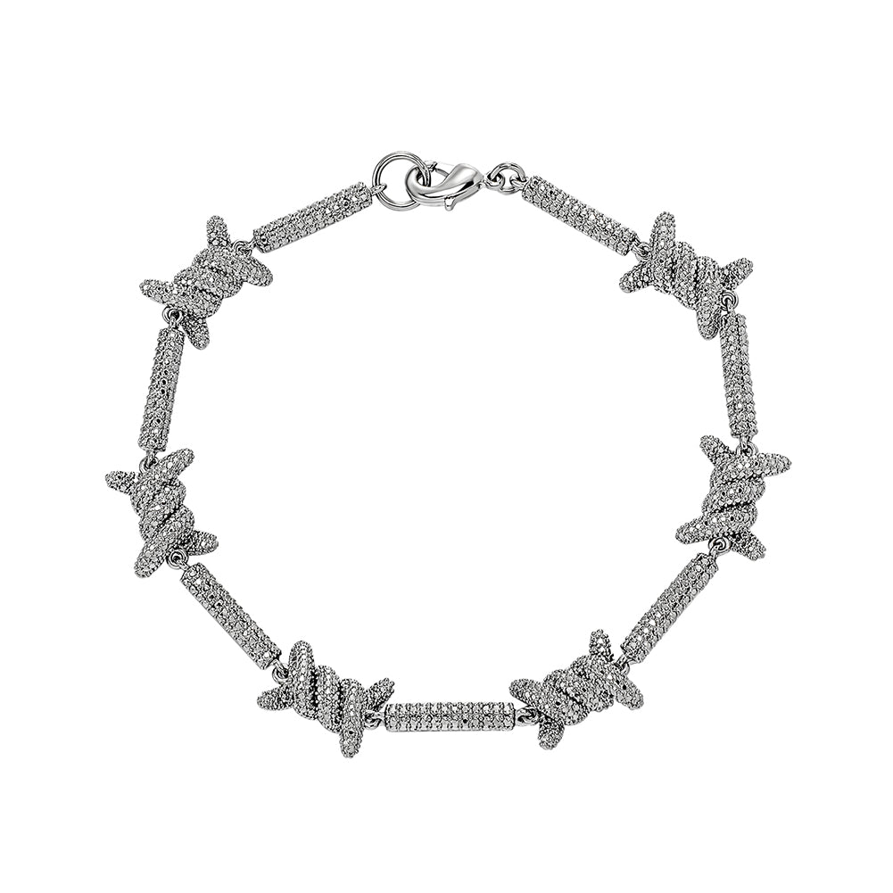 10mm 18K Gold Barbed Wire Chain - Drip Culture Jewelry