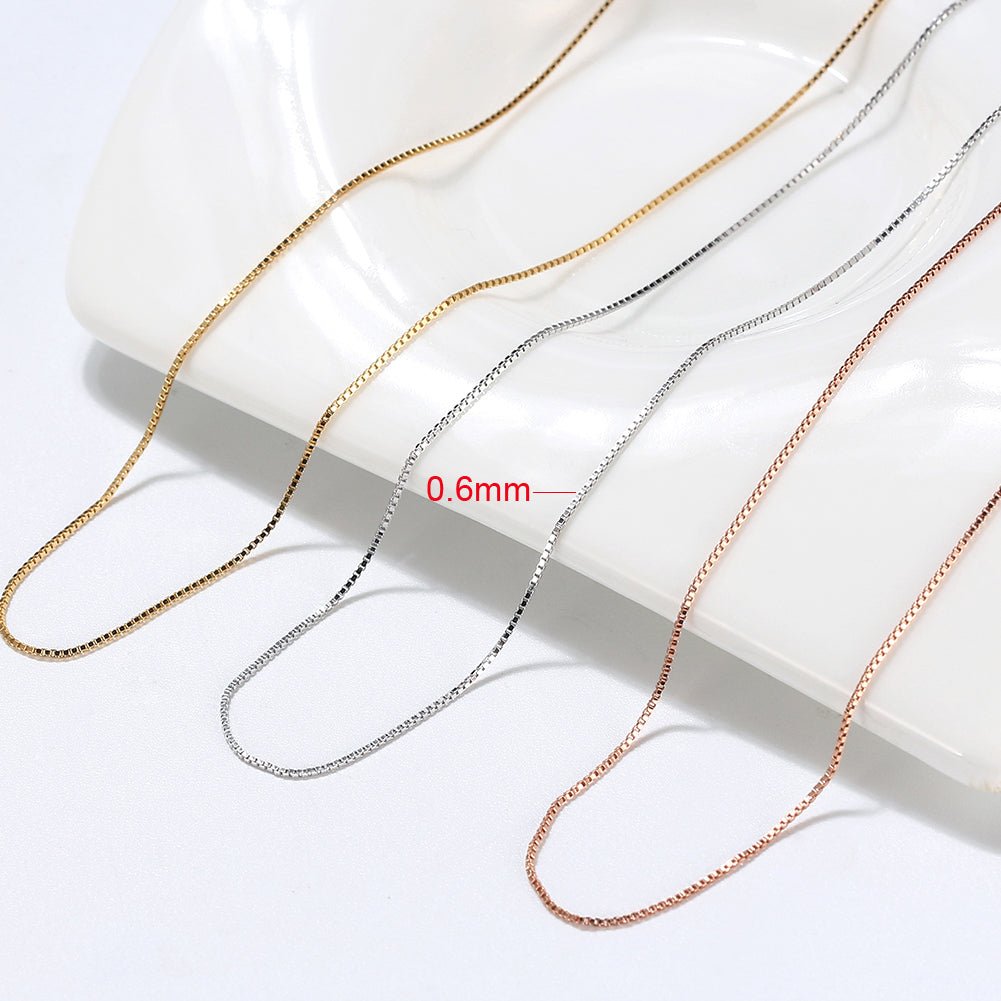 14k Solid Gold Box Chain - Drip Culture Jewelry