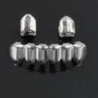 18K Gold 2 Top 6 Bottom Grillz Set - Drip Culture Jewelry