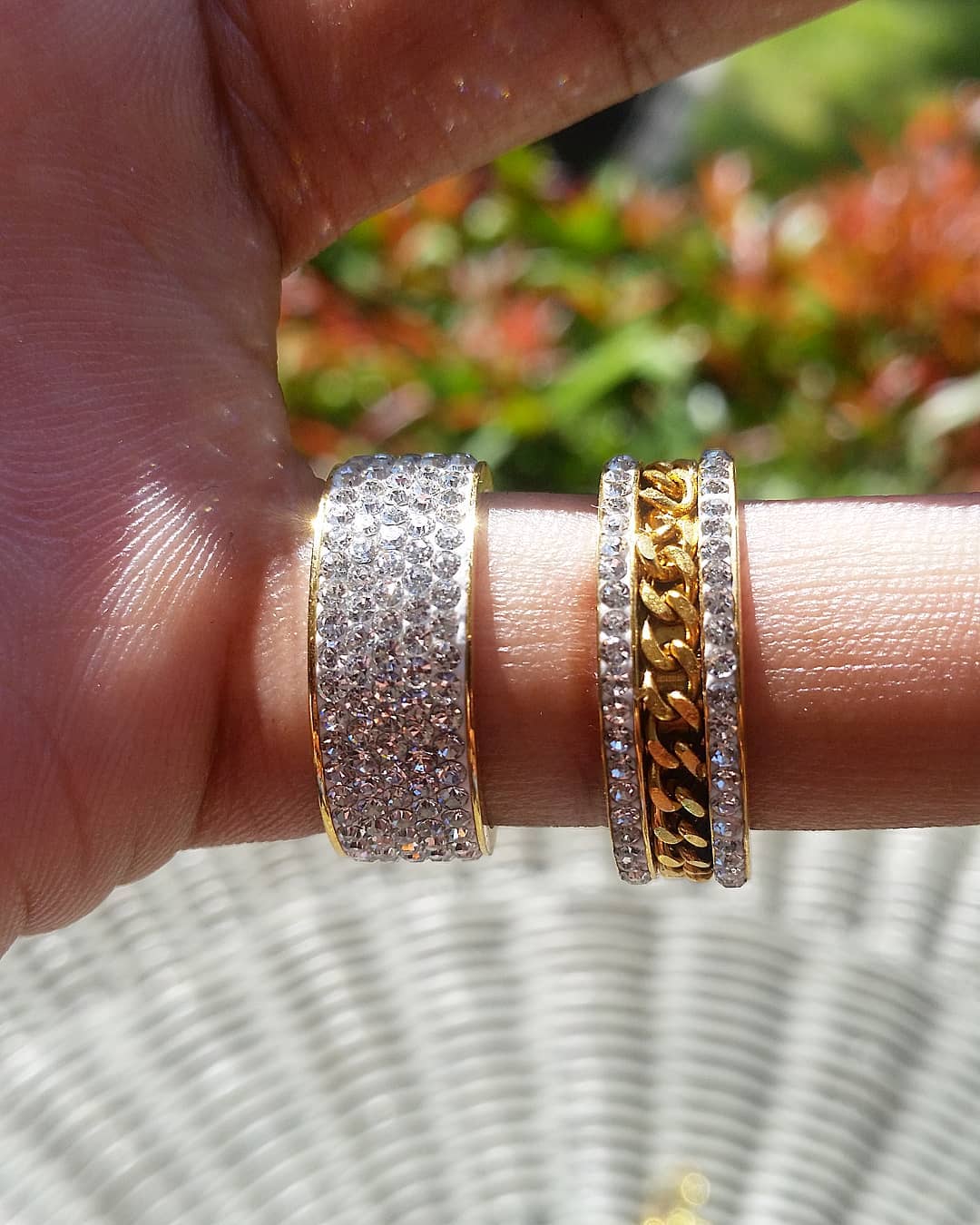 18K Gold 5 Row Ring - Drip Culture Jewelry