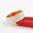 18K Gold 5 Row Ring - Drip Culture Jewelry