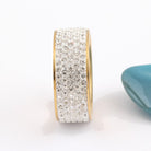 18K Gold 5 Row Ring - Drip Culture Jewelry
