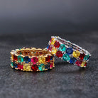 18K Gold Colored Diamond Ring - Drip Culture Jewelry